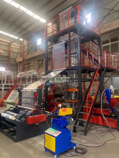 PE Biodegradable Blown Film Extrusion Machine 1100mm Film Blown Machine Film Blowing Plastic Machine Price
