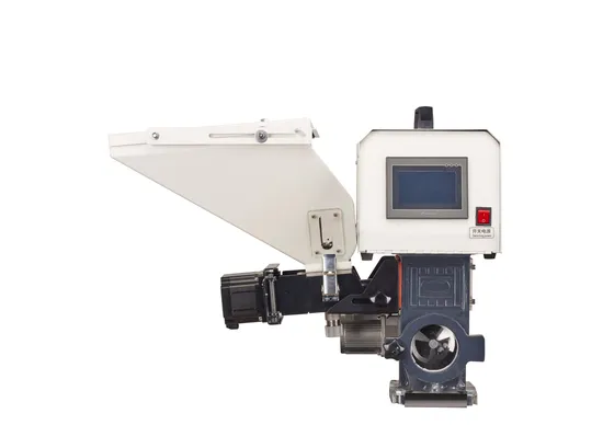 Single Color Masterbatch Doser Plastic Pellets Volumetric Doser Feeder