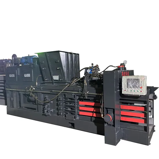 Huahong Automatic Horizontal Waste Paper Occ Cardboard Plastic Recycling Baler Hpa-180