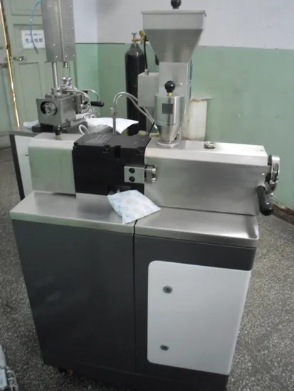 Laboratory Tapered Twin-Screw Extruder for Rubber and Plastic Sheet and Sheet Materials