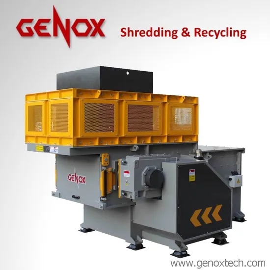 Piece Knife Brass Guides Plastic Tire Recycling Shredder V800 Wood Crusher Machine