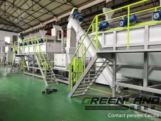 PP/PE Agricultural Film Mulch Washing and Recycling Machine Line