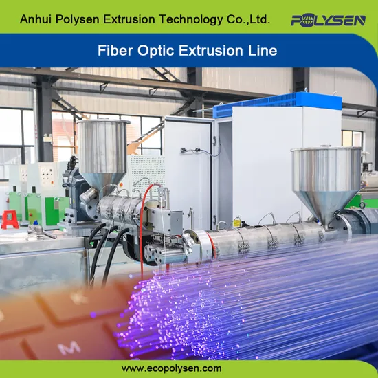 PMMA Fiber Optic Extrusion Line