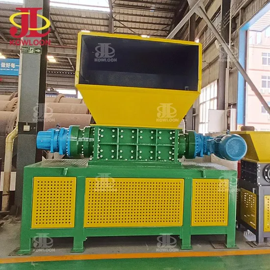 High Output Plastic Metal Scrap Crusher Glass Recycling Machine HDD E Waste Shredder Machine