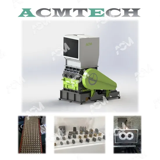 Multi-Purpose Waste Flexible Plastic Pipe PP PE Material Single Shaft Shredder for Recycling Rubber Metal Plastic Glass Paper Wood Double Shaft Shredder