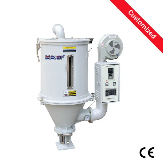 Superior Low Noise Blower Automatic Control Vacuum Drying Machine High Efficiency Plastic Hopper Dryer for Injection Machines