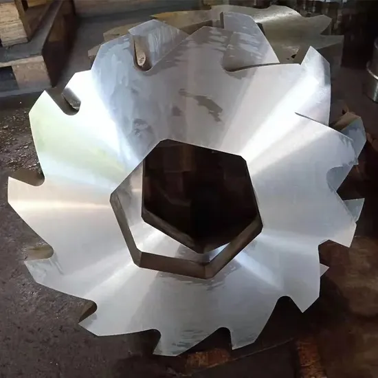 Double Shafts Shredder Cutter Blade for Plastic Rubber Tyre Tire Recycle