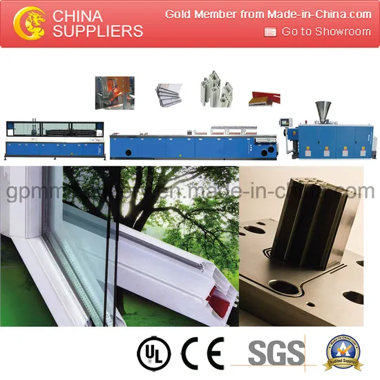 PVC Profile Extrusion Production Line PVC Door/Window Profile Making Machine