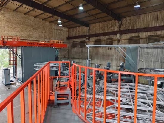 Factory Directly Rotational Moulding Machine with Three Arms Plastic Chair Making Machine