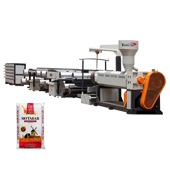 PP Woven Sack Flat Yarn Extruder Line
