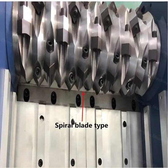 High Performance Nylon Mterials Woven Bag Waste Tire Rubber Blocks Single Shaft Shredder