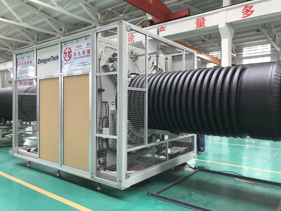 Zhongyuntech Zc-600h Automatic Cutting Machine for Double/Single Wall PVC Corrugated Pipe