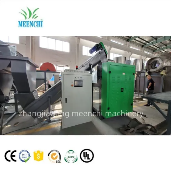 China HDPE Plastic Recycling Machine Waste