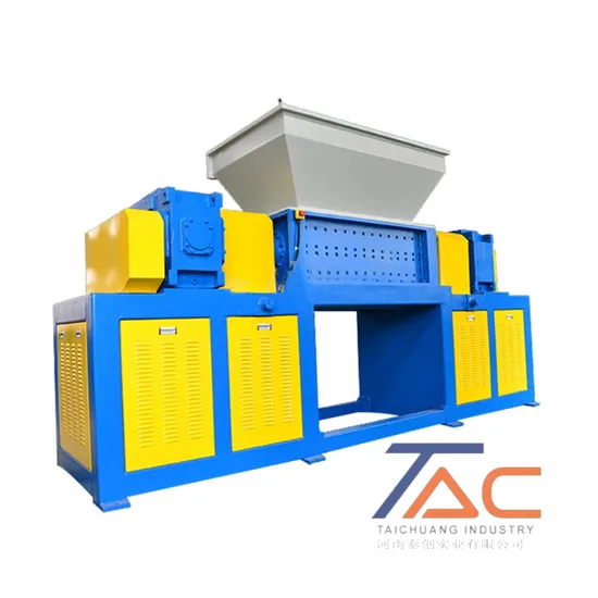 Computer Hard Disk Double Shaft Shredder\/Waste Plastic Recycling Shredder