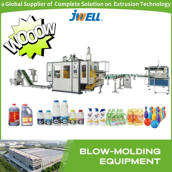 Jwell Full Electric Blow Molding Machine with Online Leak Detection, Visual Detection, Packaging and Other Automation Equipment