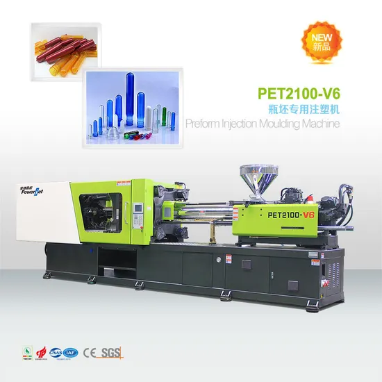 Powerjet Pet2100-V6 Plastic Bottle Making Pet Perform Injection Molding Moulding Machine