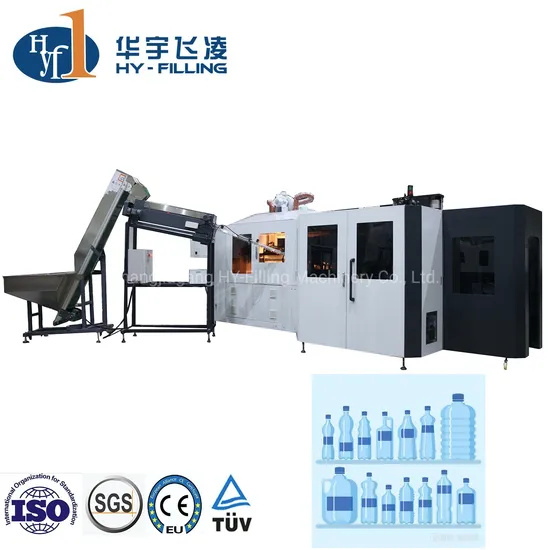 Fully Automatic Blow Moulding Machine Plastic Bottle Making Pet Bottle Blowing Machine 4-8 Cavities