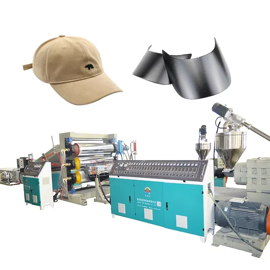 Sport PE Plastic Machinery for Snapback Cap Board Visor Cap Hat Brim