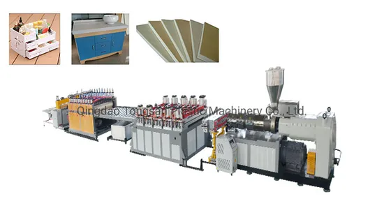Foamed PVC and Wood WPC Furniture Board Making Machine