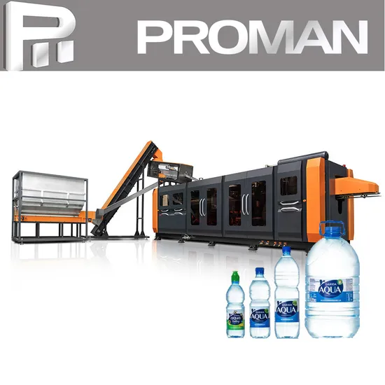 Hot Sale Automatic 6 Cavity Aluminum Mold 50cl 60cl Plastic Small Bottle Jar Blowing Machine