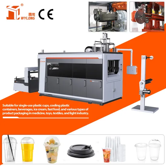 Plastic Take Away Food Boxes and Lid Making Machine for Jelly Cup