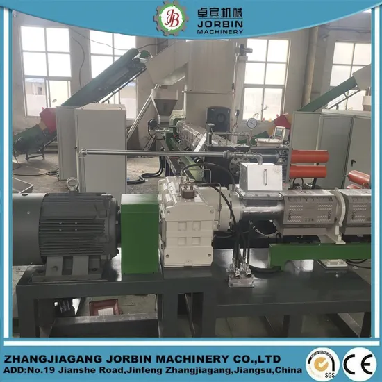 Two Stage Plastic Granulator Film Woven Bag PP &PE Extrusion Pelletizing Machine