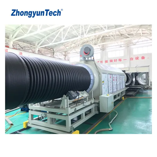 ZhongyunTech ZC-1200H PVC Plastics Corrugated Pipes Machine for Cable Ducting