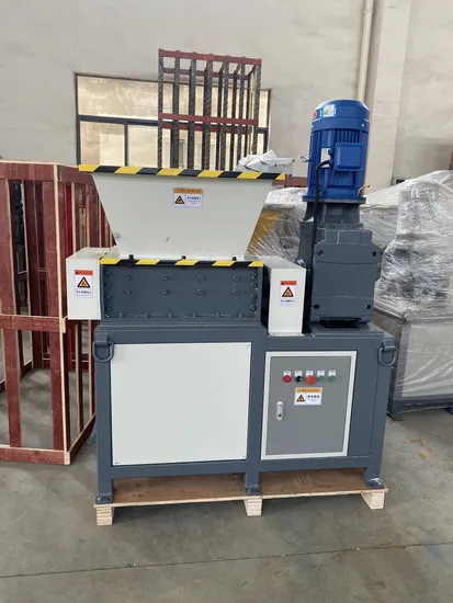 Europe Hot Selling High Standard Shredder Machine Small Double Shaft Shredder Construction Waste Shredder with Best Quality