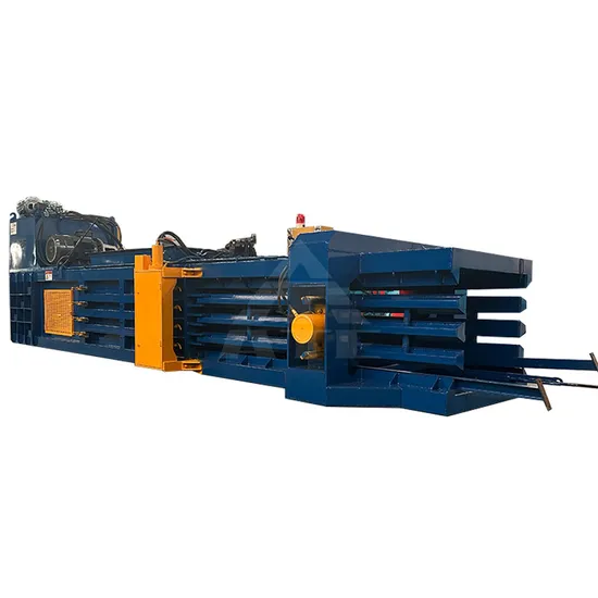 Hydraulic Horizontal Cardboard Baler Machine Scrap Plastic Cloth Carton Box Baler
