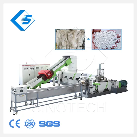 Factory Price Plastic PP PE Film Granulator Pelletizing Machine/Granules Plastic Pellets Granulating Making Line with Under Water Cutting