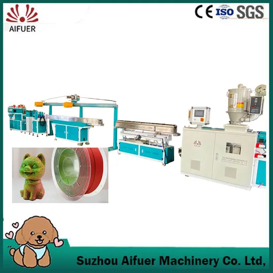 PETG Filament Fdm 3D Filament Extruder Machine Extrusion Line