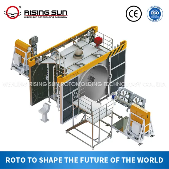Rising Sun Water Tank Shuttle Roto Molding Machine