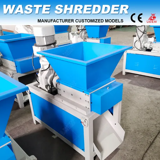 Small Low Price Waste Mobile Plastic Bottles/Metal/Rubber Products Shredder Crusher Machine Scrap Wood/Glass Paper Metal Grinder Machinery