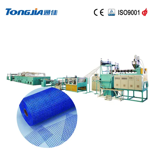 Tongjia Plastic Mesh PP PE High Strength Double Stretch Net Making Machine