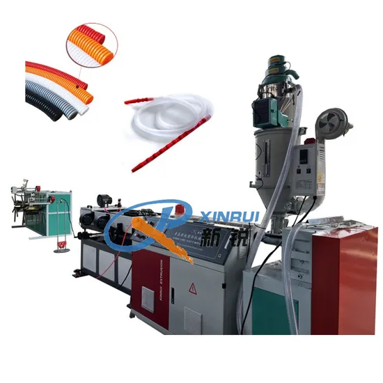 PP Single Wall Plastics Corrugated Pipe Machine with High-Speed