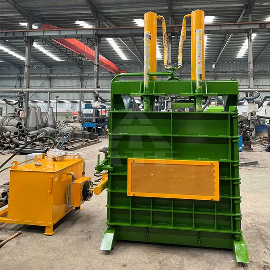 Plastic Press Rubber Vertical Hydraulic Press Car Tire Baler Machine for Plastics