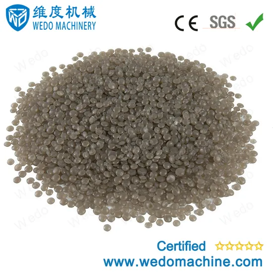 Wedo Machinery Professional Sales Team with CE Certification Soft Material PP PE Film Granulation Machine, PP PE Film Pelletizing Machine