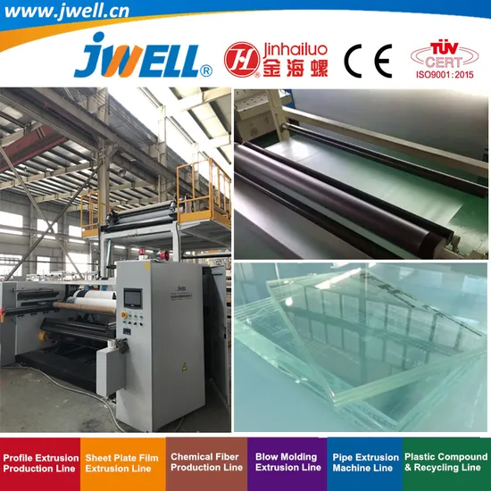 Jwell PVB|Sgp Plastic Film Recycling Making Machine for Inter Layer of Construction Glass Automobile Solar Photo Voltaic Glass Price and High Efficient