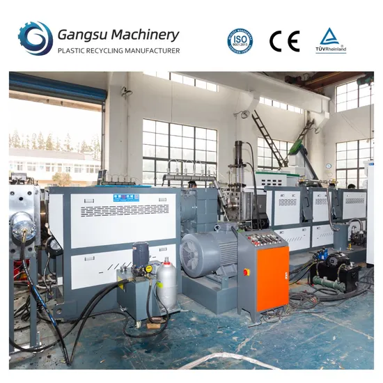 Plastic Recycle Machine PP PE Bottle/Container/Profile Granulation Equipment New Hard Material Granulator Plastic Recycling Machine