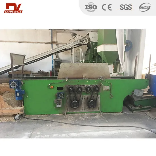 New Electric Tree Chips Sawdust Crusher Timber Crushing Equipment, Industrial Sawdust Automatic Livestock Animals Shavings Horse Bedding Wood Shaving Machine