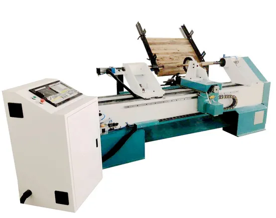 CE 1530 Auto Feeding CNC Wood Turning Lathe Machine for Woodworking