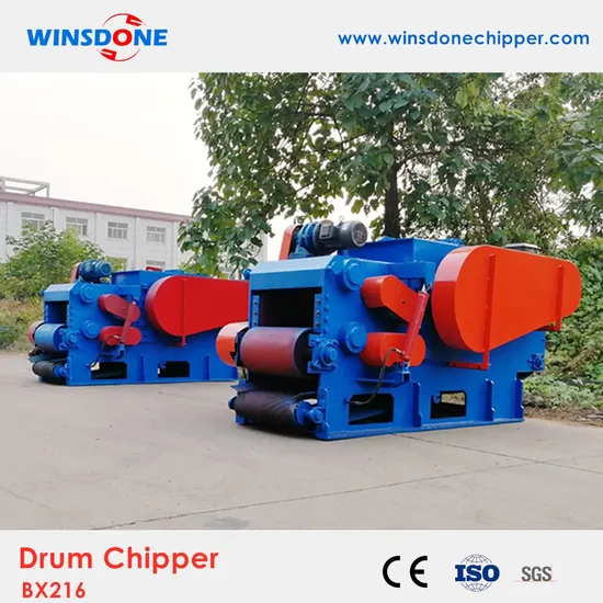 55kw Bx216 Wood Drum Chipper Manufacture Factory
