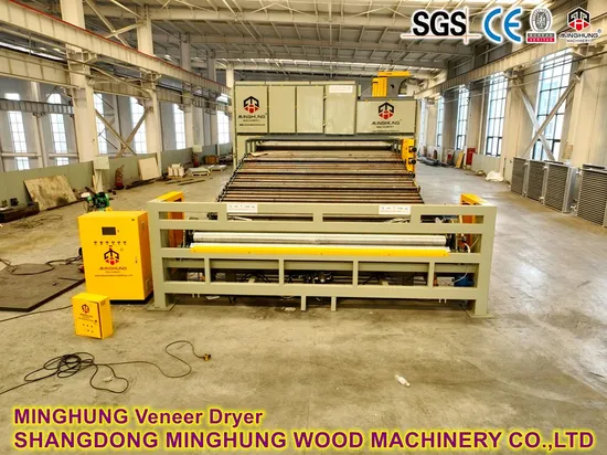 Plywood Machinery: 2-6 Layers Veneer Dryer with 304 Stainless Steel Mesh Conveyor