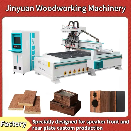 Four Process Multi-Head CNC Milling Machine Wooden Furniture MDF Aluminum PVC Engraving Machine