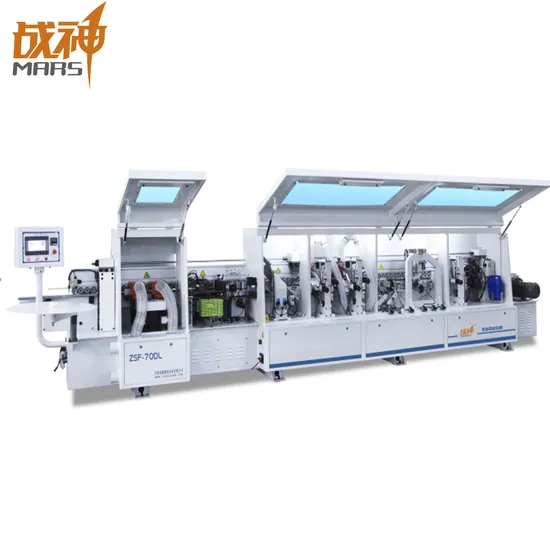 Heavy Duty Full Automatic Edge Bander Woodworking Furniture Auto Corner PVC Edge Banding Rounding Machine