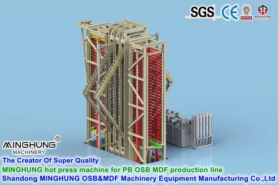 Multi-Layers Chipboard /Particle Board (Particleboard) /OSB /MDF Making Machine Hot Press Machine