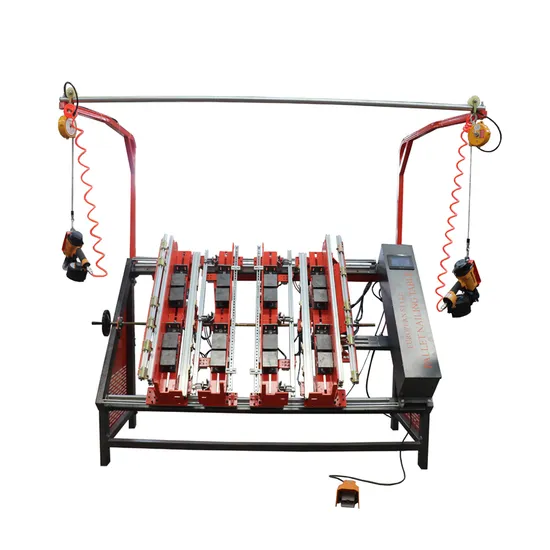 European Type Pneumatic Nail Gun Wood Pallet Making Machine for Nailing Pallets