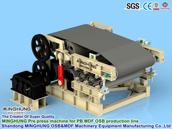 Continuous Multi-Rolls Pre Press for Particleboard/Chipboard/MDF/OSB Production