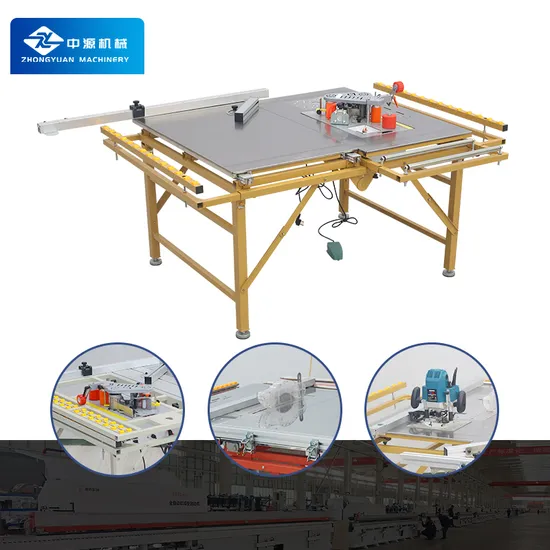Sliding Portable Electric Woodworking Table Saw for Wood Cutting Work in England