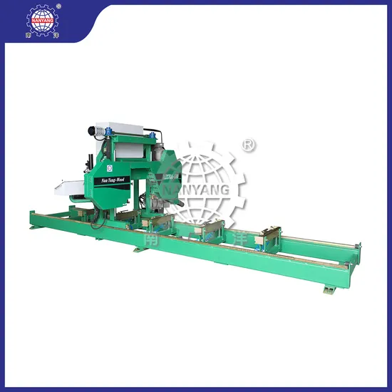 Nanyang Mj376as Sawmill China Manufacturing 600mm Sawing Diameter Portable Horizontal Wood Band Saw